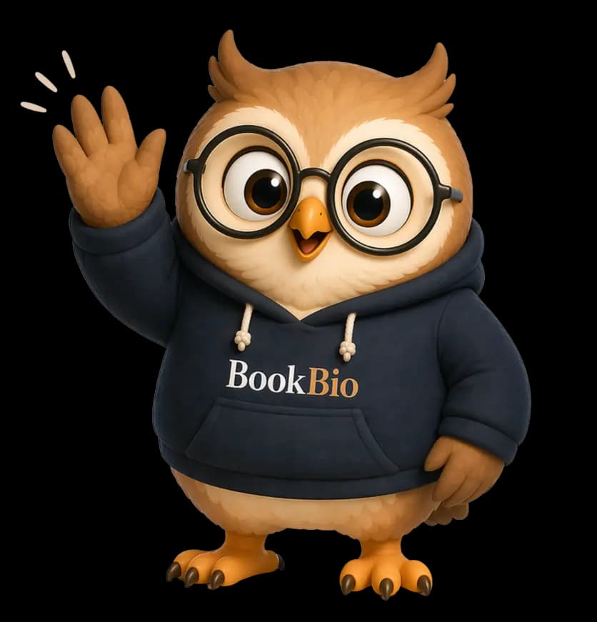 Waving BookBio Owl